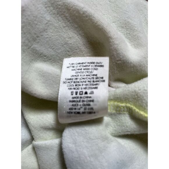 ALICE + OLIVIA Niki Funnel Neck Cropped Hoodie in Beachside Tie Dye NWT Size S - Picture 5 of 16